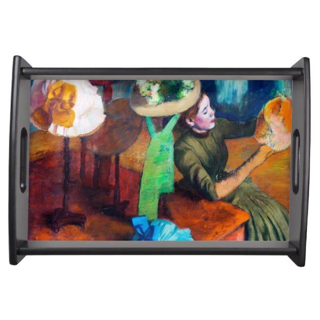 The Millinery Shop, Edgar Degas Serving Tray (Front)