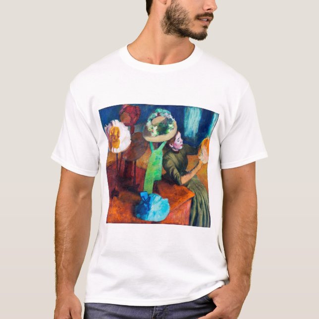 The Millinery Shop, Edgar Degas T-Shirt (Front)