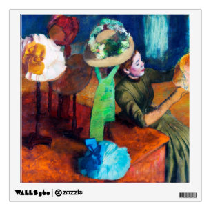 The Millinery Shop, Edgar Degas Wall Decal