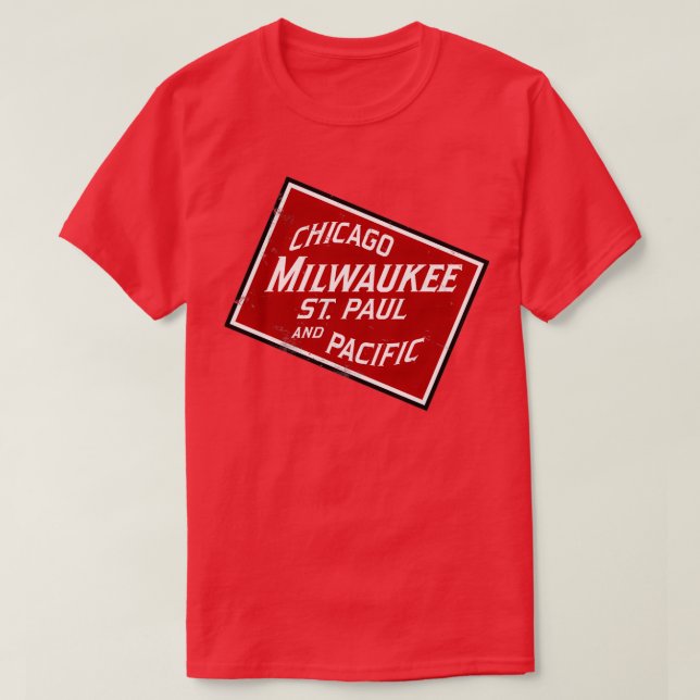 The Milwaukee Road system T-Shirt (Design Front)