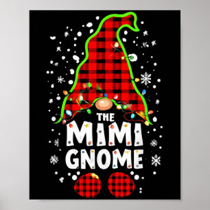 The Mimi Gnome Matching Family Christmas Outfit Gr Poster