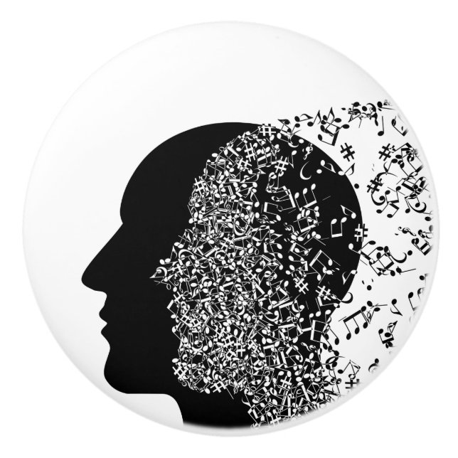 The Mind of Music Ceramic Knob (Front)