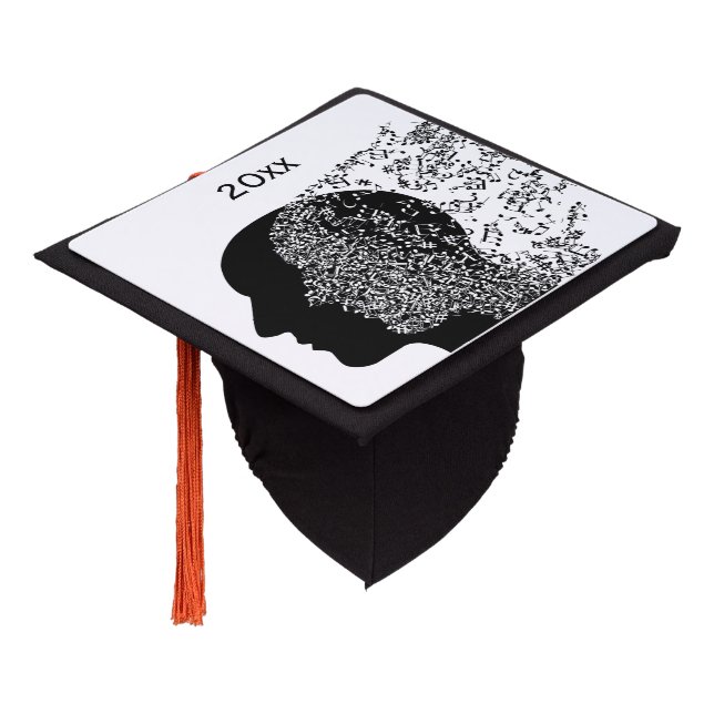 The Mind of Music Graduation Cap Topper (Angled)
