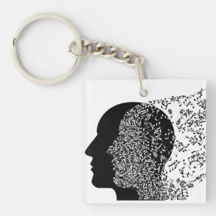 The Mind of Music Keychain