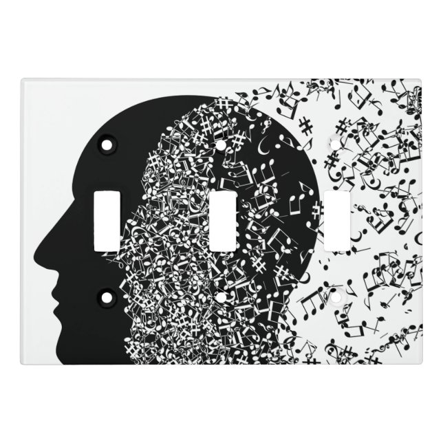 The Mind of Music Light Switch Cover (Front)