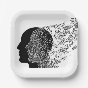 The Mind of Music Paper Plates