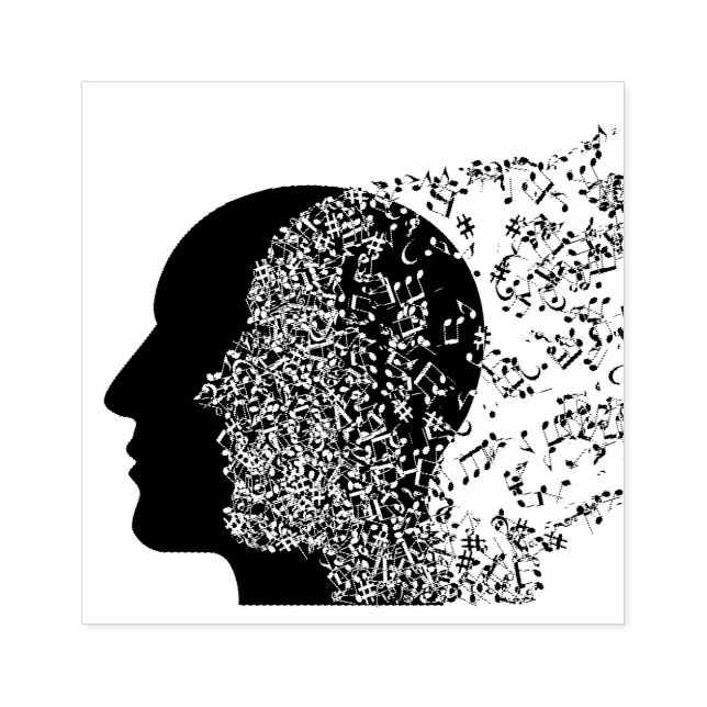 The Mind of Music Rubber Stamp (Imprint)