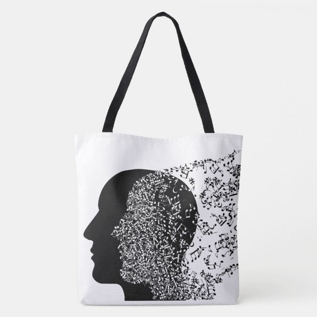 The Mind of Music Tote Bag (Back)
