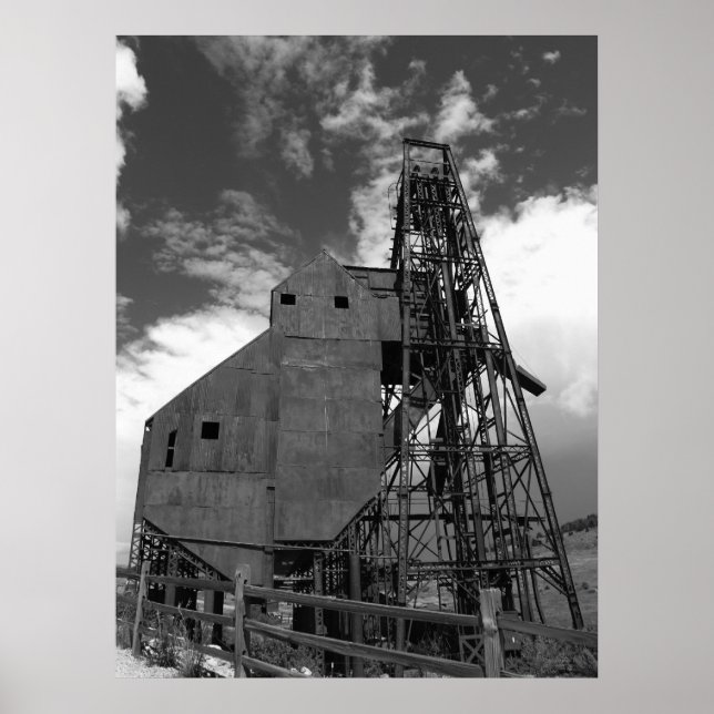 The Mine #2 B&W Poster (Front)