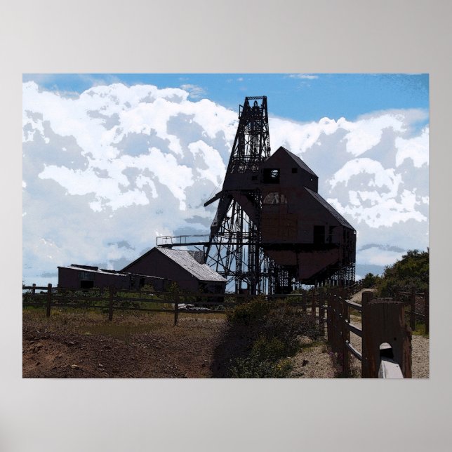 The Mine - Colored Pencil Drawing Poster (Front)