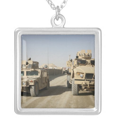 The Mine Resistant Ambush Protected Silver Plated Necklace