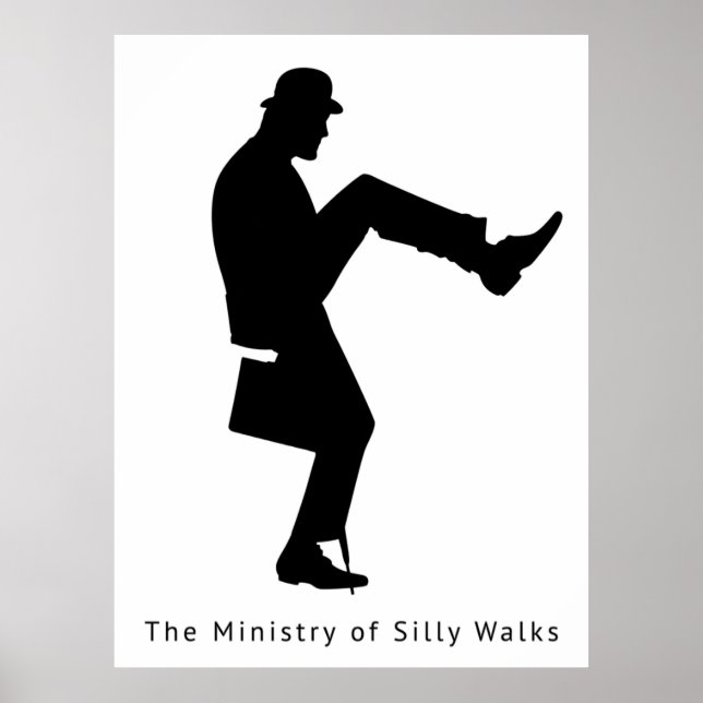 The Ministry of Silly Walks Poster (Front)