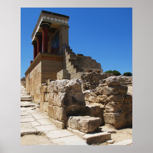 The Minoan Palace of Knossos Poster (Front)
