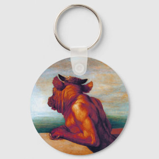The Minotaur by George Frederic Watts Keychain