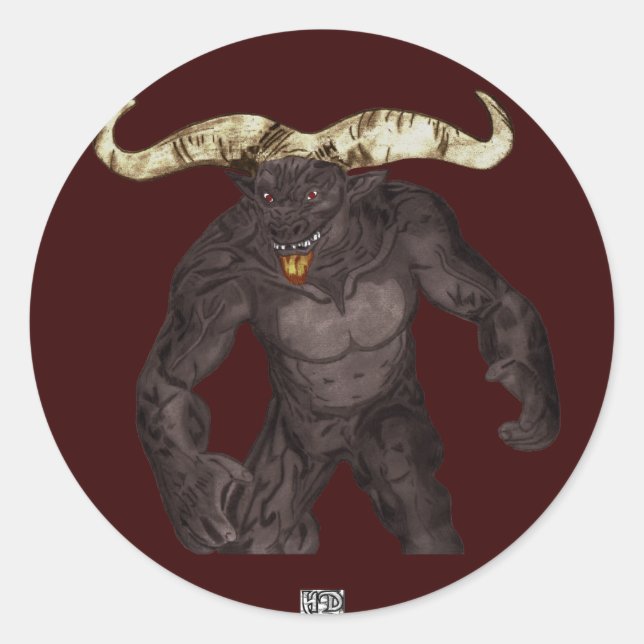 The Minotaur Stickers (Front)