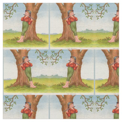 The Minstrel print Fabric