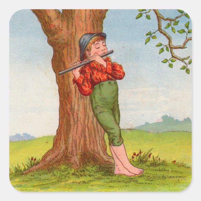 The Minstrel Square Sticker (Front)