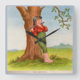 The Minstrel Square Wall Clock