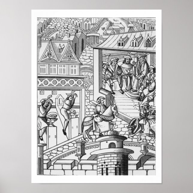 The Mint, after a woodcut in 'De l'Institution de Poster (Front)
