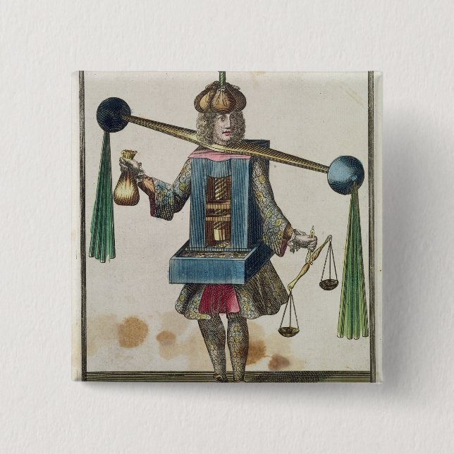 The Minter's Costume Pinback Button (Front)