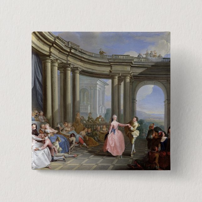 The Minuet Pinback Button (Front)