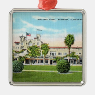 The Mira-Mar Hotel Sarasota Mug Metal Ornament