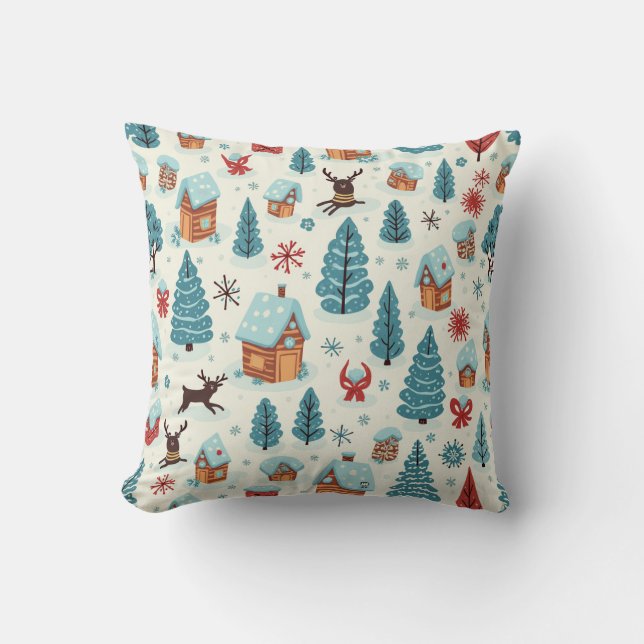 The Miracle of Christmas 더 미러컬 어브 크리스머스 Throw Pillow (Front)