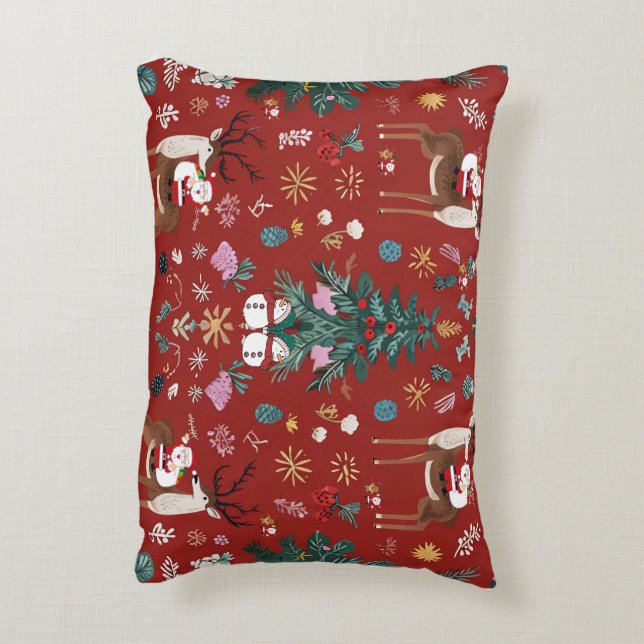 The Miracle of Christmas Accent Pillow (Back(Vertical))