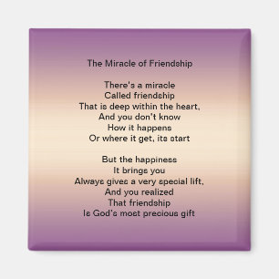 The Miracle of Friendship magnet