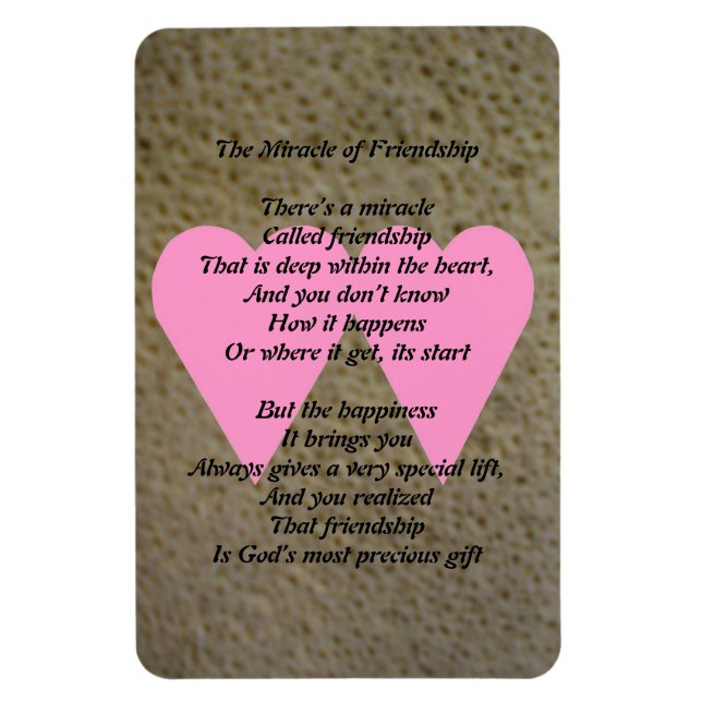 The Miracle of Friendship Magnet (Vertical)
