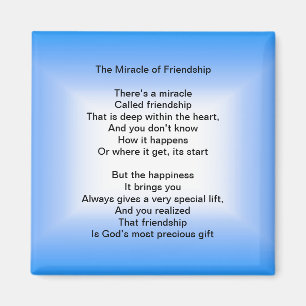 The Miracle of Friendship magnet