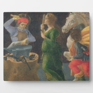 The Miracle of St. Eligius, predella panel from th Plaque