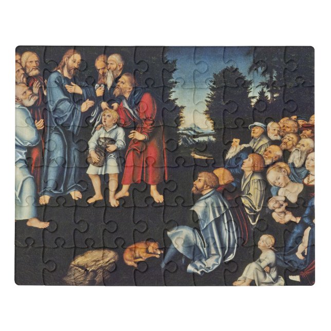 The Miracle of the Five Loaves &Two Fish Jigsaw Puzzle (Puzzle Horizontal)