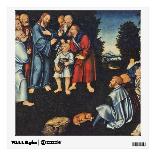 The Miracle of the Five Loaves &Two Fish Wall Decal (Front)