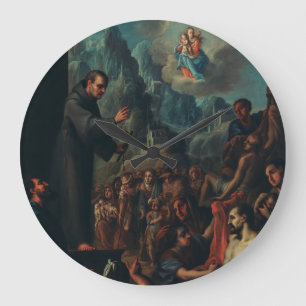 The Miracles of Saint Salvador of Horta Large Clock