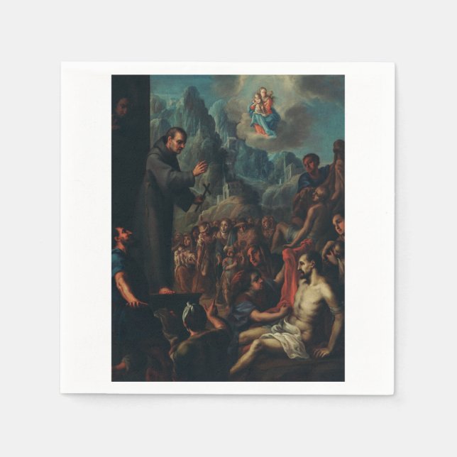 The Miracles of Saint Salvador of Horta Napkins (Front)