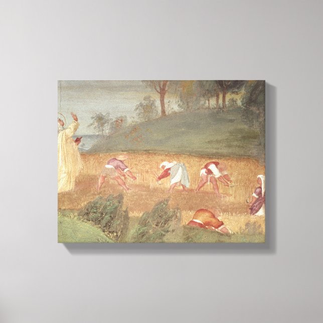 The Miracles of St. Clare of Assisi Canvas Print (Front)