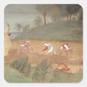 The Miracles of St. Clare of Assisi Square Sticker