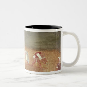 The Miracles of St. Clare of Assisi Two-Tone Coffee Mug