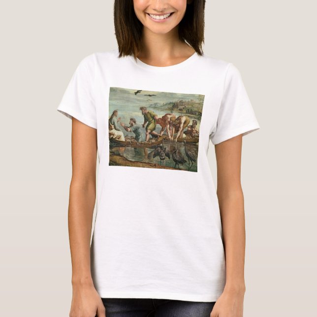 The Miraculous Draft of Fishes (cartoon for the T-Shirt (Front)