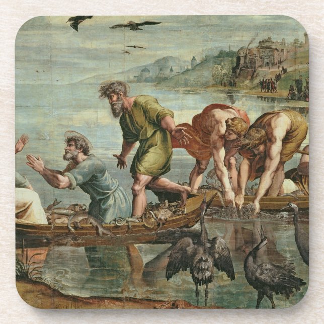 The Miraculous Draught of Fishes (cartoon for the Drink Coaster (Front)