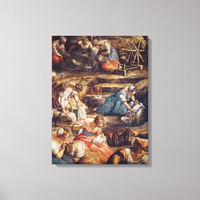 The Miraculous Fall of Manna Canvas Print (Front)