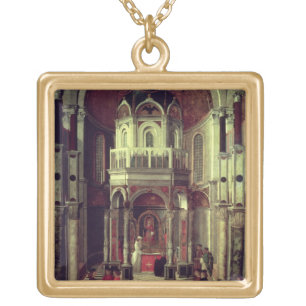 The Miraculous Healing of Pietro de' Ludovici, 150 Gold Plated Necklace
