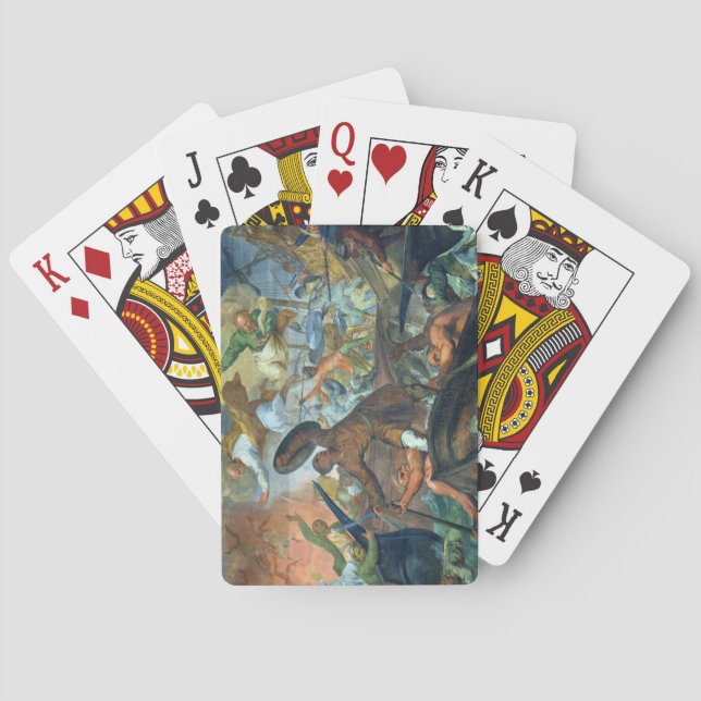 The Miraculous Intervention of SS Peter and Paul i Poker Cards (Back)