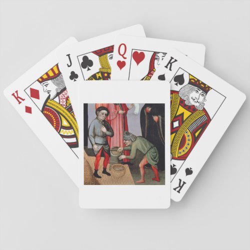 The Miraculous Multiplication of the Grain detail Playing Cards