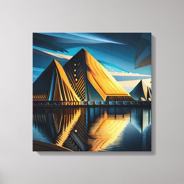 The mirage of Atlantis Canvas Print (Front)