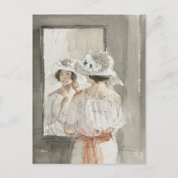 The Mirror By James Mcbey Postcard by lazyrivergreetings at Zazzle