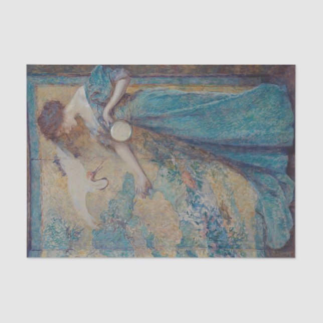 The Mirror by Robert Reid Tissue Paper (Front)