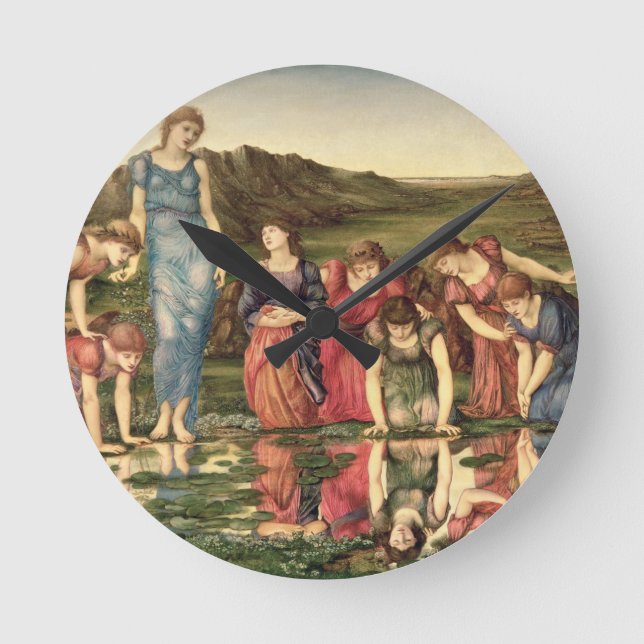 The Mirror of Venus, 1870-76 (oil on canvas) Round Clock (Front)