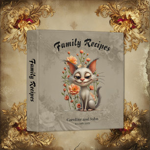 The mischievous cat 3 ring binder